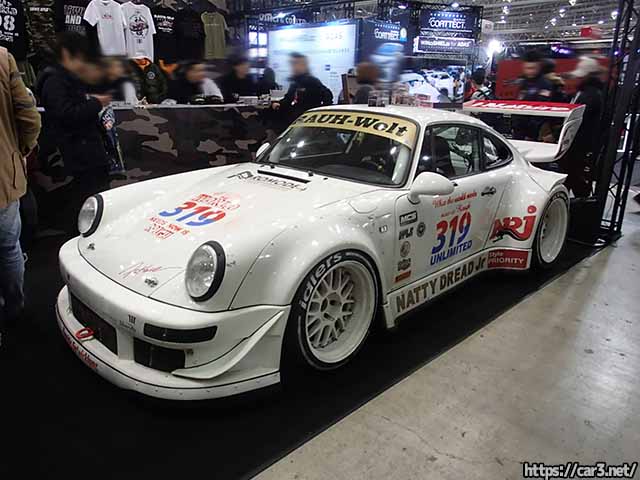 激写 Rwb ポルシェ911カレラ2 Porsche 964型 Rauh Welt Natty Dread Jr Dpls展示車 車 ３ 轟car3