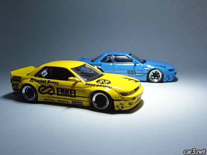 【M's】日産 S13 シルビア (1988y-1993y) Rocket Bunny Ver.2 ダックウイング／／FRP製 TRA京都 ロケットバニー ロケバニ エアロ